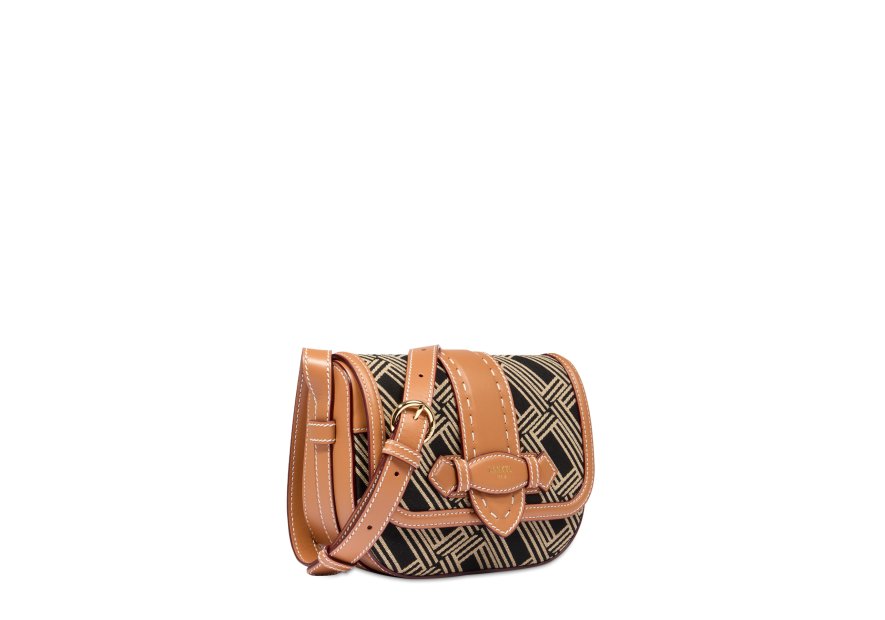 sac à rabat s sienna jacquard lancel
