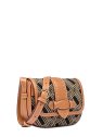 Lancel A13761 - TOILE DE COTON ET CUIR  sac à rabat s sienna jacquard lancel sacs-a-mains