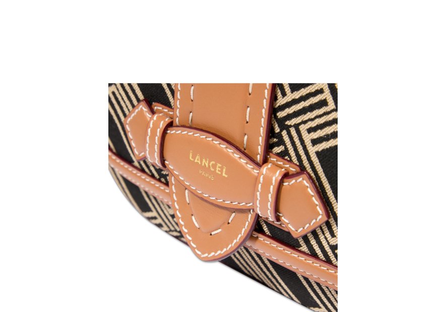 sac à rabat s sienna jacquard lancel
