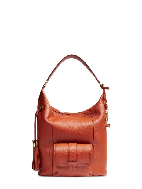 Lancel A13789 - CUIR DE VACHETTE - BRIQ sac besace hobo premier flirt de lancel sacs-a-mains