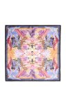 Lancel A13879 - SOIE - MCO INDIGO carré de soie jungle patern 90x90 lancel carre-de-soie