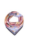 Lancel A13879 - SOIE - MCO INDIGO carré de soie jungle patern 90x90 lancel carre-de-soie