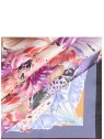 Lancel A13879 - SOIE - MCO INDIGO carré de soie jungle patern 90x90 lancel carre-de-soie