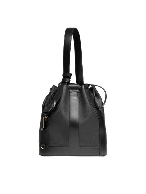 Lancel A13980 - CUIR DE VACHETTE - NOIR sac seau m elles de lancel sacs-a-mains