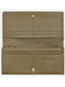 Longchamp 30050HGC - CUIR DE VEAU - OLIVE portefeuille long à rabat pmpb