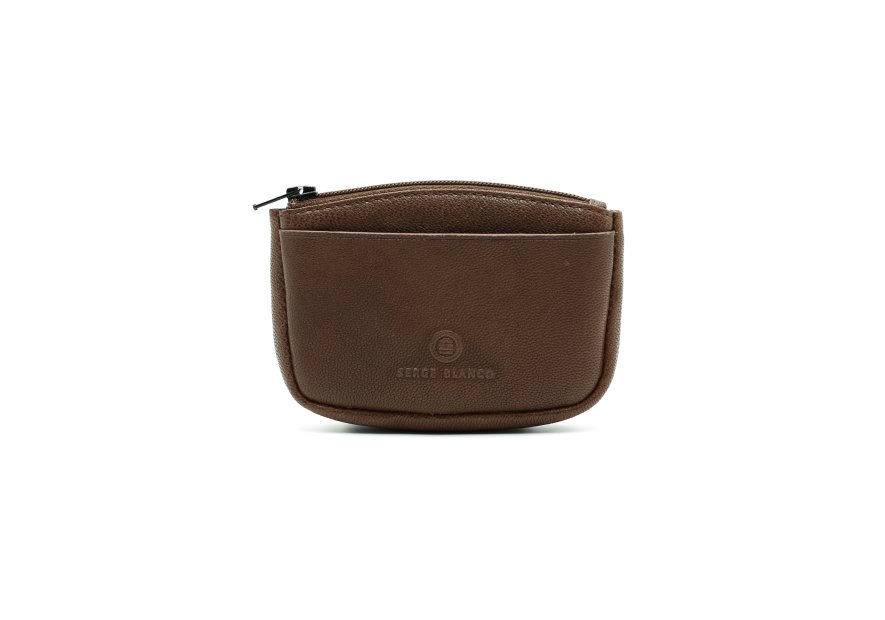 porte monnaie zip plat atlanta blanco