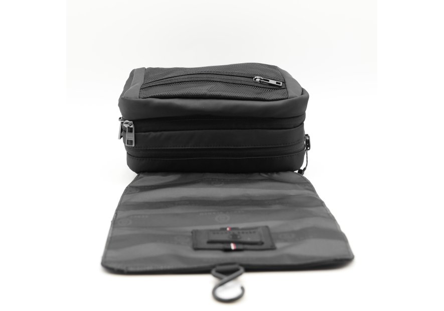 trousse de toilette dépliante basik blanco