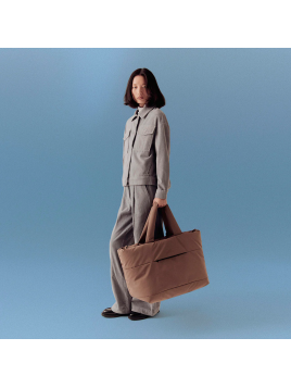 sac porté main l doudoune moss