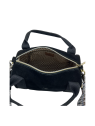 Mila Louise BEE V. - CUIR DE VACHETTE - NOIR mini sac polochon sacs-a-mains