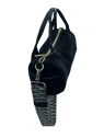 Mila Louise BEE V. - CUIR DE VACHETTE - NOIR mini sac polochon sacs-a-mains