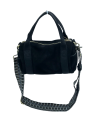 Mila Louise BEE V. - CUIR DE VACHETTE - NOIR mini sac polochon sacs-a-mains