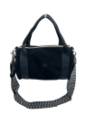 Mila Louise BEE V. - CUIR DE VACHETTE - NOIR mini sac polochon sacs-a-mains