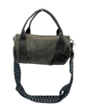 Mila Louise BEE V. - CUIR DE VACHETTE - KAKI mini sac polochon sacs-a-mains