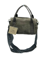 Mila Louise BEE V. - CUIR DE VACHETTE - KAKI mini sac polochon sacs-a-mains