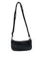 Mila Louise MELEK LP2 - POLYURÉTHANE - NOIR pochette porté travers sacs-a-mains