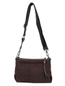 Mila Louise NOELI XS PA - CUIR DE VACHETTE - trotteur double poche zip xs sacs-a-mains