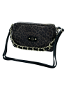 Mila Louise MAMA LP2 - POLYURÉTHANE - NOIR trotteur m double zip sacs-a-mains