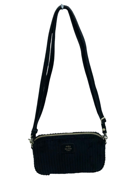 Mila Louise TROTTY VFR1 - POLYESTER - NOIR mini sac zip sacs-a-mains