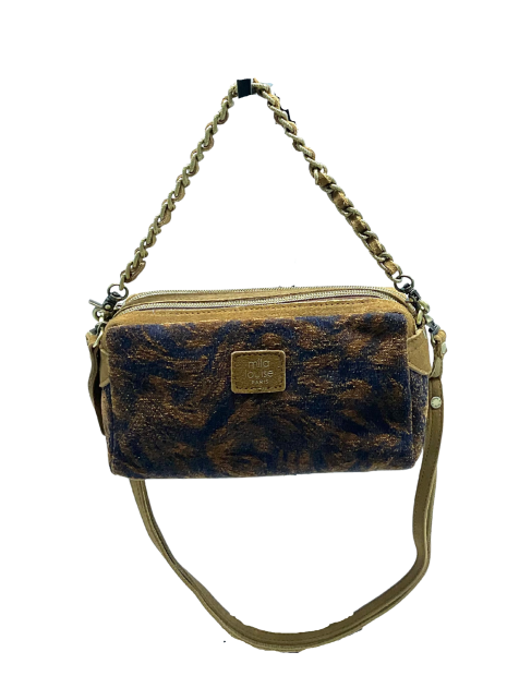 Mila Louise MAMA XS JN2 - POLYESTER - OCRE trotteur xs double zip sacs-a-mains