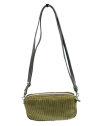 Mila Louise TROTTY VFR1 - POLYESTER - KAKI F mini sac zip sacs-a-mains