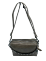 Mila Louise MAMA L-C - CUIR DE VACHETTE - KA porté travers double zip m sacs-a-mains