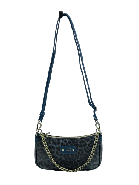 Mila Louise MELEK LP2 - POLYURÉTHANE - VERTI pochette porté travers sacs-a-mains
