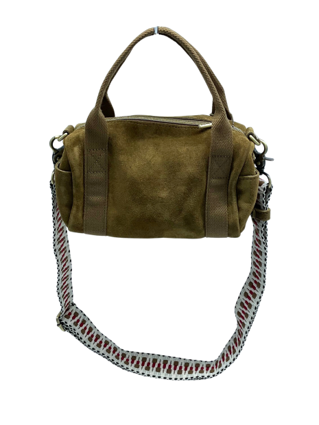 Mila Louise BEE V. - CUIR DE VACHETTE - OCRE mini sac polochon sacs-a-mains