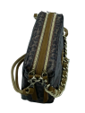 Mila Louise MAMA LP2 - POLYURÉTHANE - OCRE trotteur m double zip sacs-a-mains