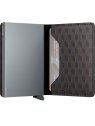 Secrid MOP - ALUMINIUM/CUIR - GREY/YELL porte cartes miniwallet optical porte-cartes