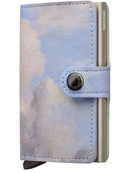 Secrid MAR - ALUMINIUM/CUIR - CLOUDS. secrid miniwallet art porte cartes