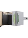 Secrid MAR - ALUMINIUM/CUIR - CLOUDS. secrid miniwallet art porte-cartes