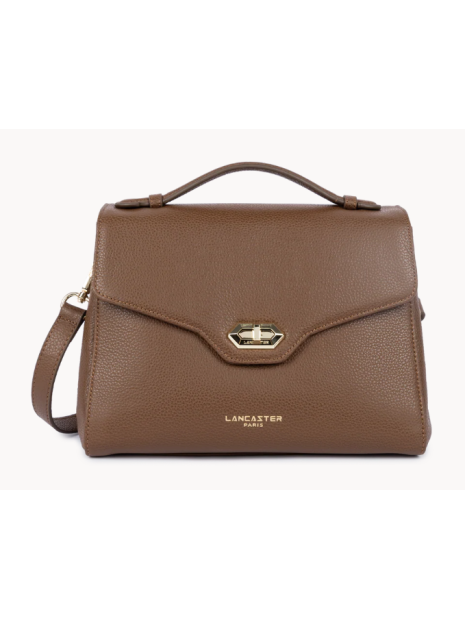 Lancaster 547-55 - CUIR DE VACHETTE - CHAT sac rabat porté main milano cosmos lancaster sacs-a-mains