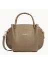 Lancaster 470-18 - CUIR DE VACHETTE - TAUP Foulonné Double - Sac à main Louisa sacs-a-mains