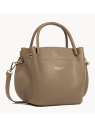 Lancaster 470-18 - CUIR DE VACHETTE - TAUP Foulonné Double - Sac à main Louisa sacs-a-mains