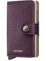 Secrid MPE - ALUMINIUM/CUIR - GRAPE porte carte secrid pebble pcartes-credit
