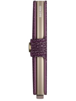 Secrid MPE - ALUMINIUM/CUIR - GRAPE porte carte secrid pebble p.cartes credit