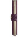 Secrid MPE - ALUMINIUM/CUIR - GRAPE porte carte secrid pebble pcartes-credit