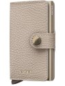 Secrid MPE - ALUMINIUM/CUIR - LATTE porte carte secrid pebble pcartes-credit