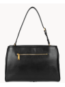 Lancaster 531-072 - CUIR DE VACHETTE - NOI grand sac cabas porté épaule donna grace lancaster sacs-a-mains