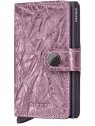 Secrid MCR - CUIR DE VACHETTE - PINK porte cartes miniwallet crisple porte-cartes