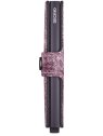 Secrid MCR - CUIR DE VACHETTE - PINK porte cartes miniwallet crisple porte-cartes