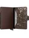 Secrid MCR - CUIR DE VACHETTE - BRONZE porte cartes miniwallet crisple porte-cartes