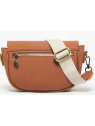 Woomen WCRO03 - POLYURÉTHANE - BROWN sac porté travers crocus de woomen sacs-a-mains