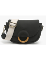 Woomen WCRO03 - POLYURÉTHANE - BLACK sac porté travers crocus de woomen sacs-a-mains
