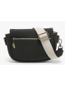 Woomen WCRO03 - POLYURÉTHANE - BLACK sac porté travers crocus de woomen sacs-a-mains