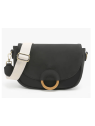 Woomen WCRO04 - POLYURÉTHANE - BLACK sac porté travers m à rabat crocus de woomen sacs-a-mains