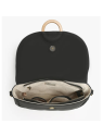 Woomen WCRO04 - POLYURÉTHANE - BLACK sac porté travers m à rabat crocus de woomen sacs-a-mains