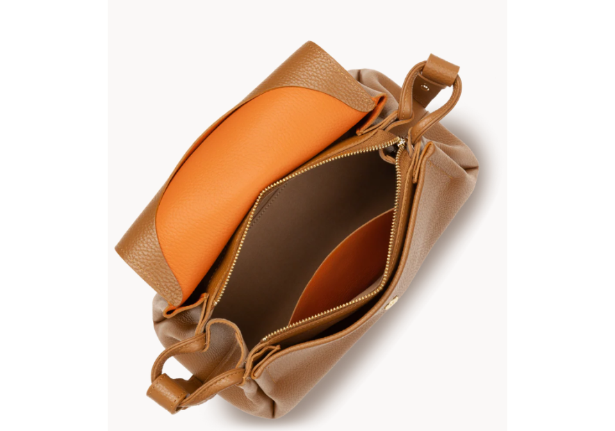 Lancaster 470-89 porté travers rabat accordéon double de lancaster Sacs à mains