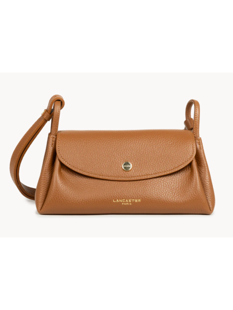 Lancaster 470-88 - CUIR DE VACHETTE - CAME porté travers rabat accordéon double sacs-a-mains