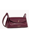 Lancaster 470-88 - CUIR DE VACHETTE - BORD porté travers rabat accordéon double sacs-a-mains